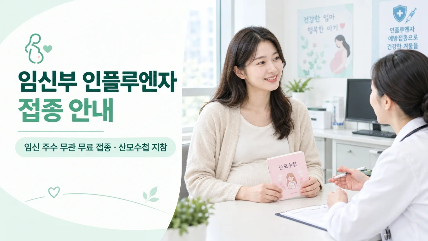 임신부 인플루엔자 무료 예방접종 안내